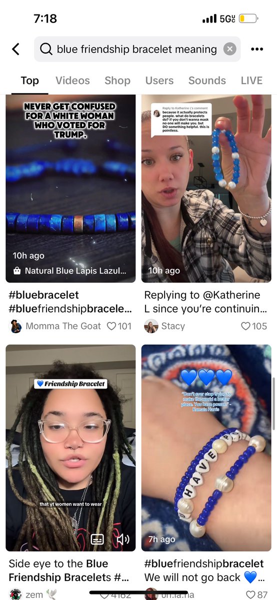 MissKilahMarie's tweet photo. I’m crying at y’all not believing me about the friendship bracelets lmfao. I wish I was lying but no 😭 https://t.co/VtpX5gNzsv