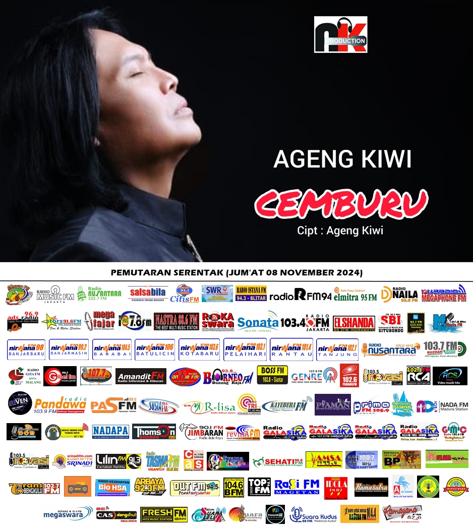 RadioIstanaBlt's tweet photo. Dengerin 📻 @RadioIstanaBlt hari ini 🗓️ 8/11/2024 🎧#PemutaranSerentak 👉 @ageng_kiwi_real - Cemburu 👈 CC #AKProduction @DennyPromotion 📢 #pemutaranserentak #agengkiwi #cemburu #agengkiwicemburu #lagubaru #singleterbaru #akpro #akproduction https://t.co/uG50bg1Z9G