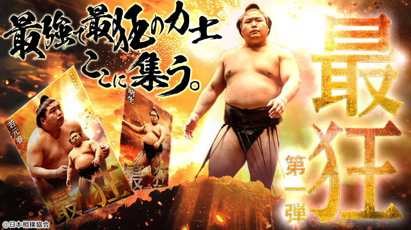📣 #大相撲コレクション 「最狂 第一弾」発売！ ＼ 勝敗をかけた土俵上