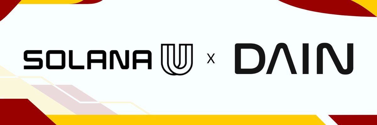 Solana University X <a href="/dainprotocol/">DAIN 🦋</a> 

We have teamed up with DAIN to deliver an experience like no other for <a href="/hackscofficial/">HackSC 🌺</a> . SoCal Tech Week is only a few hours away, and we want to see you build with us this weekend

A  🧵 on what to expect at USC this weekend below!

 (1/🧵)