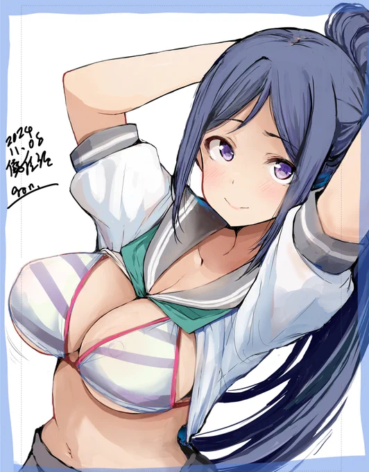 #いいおっぱいの日私は、果南ちゃんのこの水着が好きなだけんだなぁ※ハッシュタグは関係ありません 