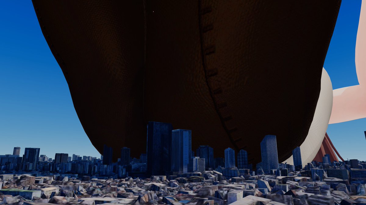 Just_a_Mocha's tweet photo. Hihi :> I took a few photos now that new trackers are here :3

I now should be able to do videos much better, since before tracking was kinda bleh

Can't wait for model 2.0 :>>> 💙☕️

#sizetwitter #giantess #SizeVRC #巨大娘 https://t.co/aHhTwfqvlt