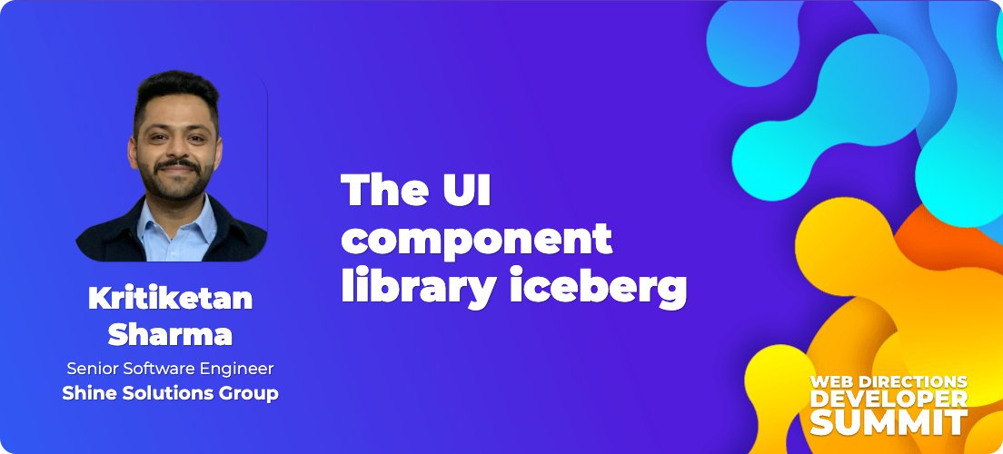 Join Kritiketan from Shine at Web Directions as he dives into the journey of building and launching a component library within a React micro-frontend setup. Learn the process, the challenges, and the impact! webdirections.org/dev-summit/spe…