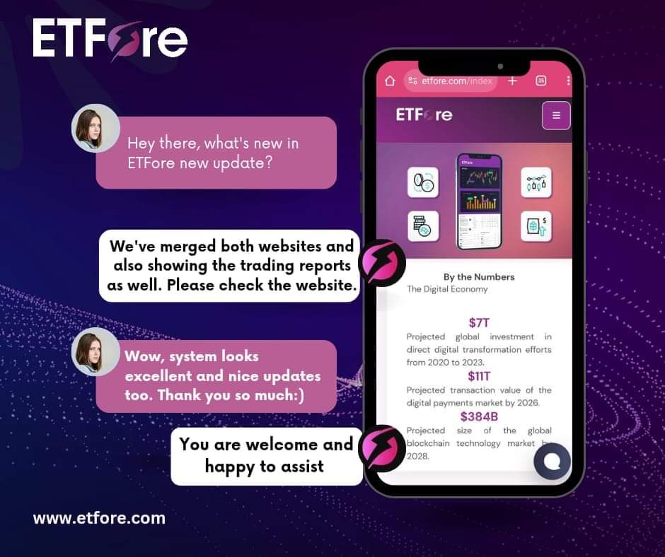 etforecompany's tweet image. ⏰Enjoy 24/7 support for all your questions and the latest updates on ETFore. 
wa.me/message/DPVAIW…

🌐 Reach our telegram community 
t.me/etforelimited

  #escapematrix #freedomfromthegrid   
#2025tech #FutureInnovators #etfore
#AssetManagement #networkempowerment