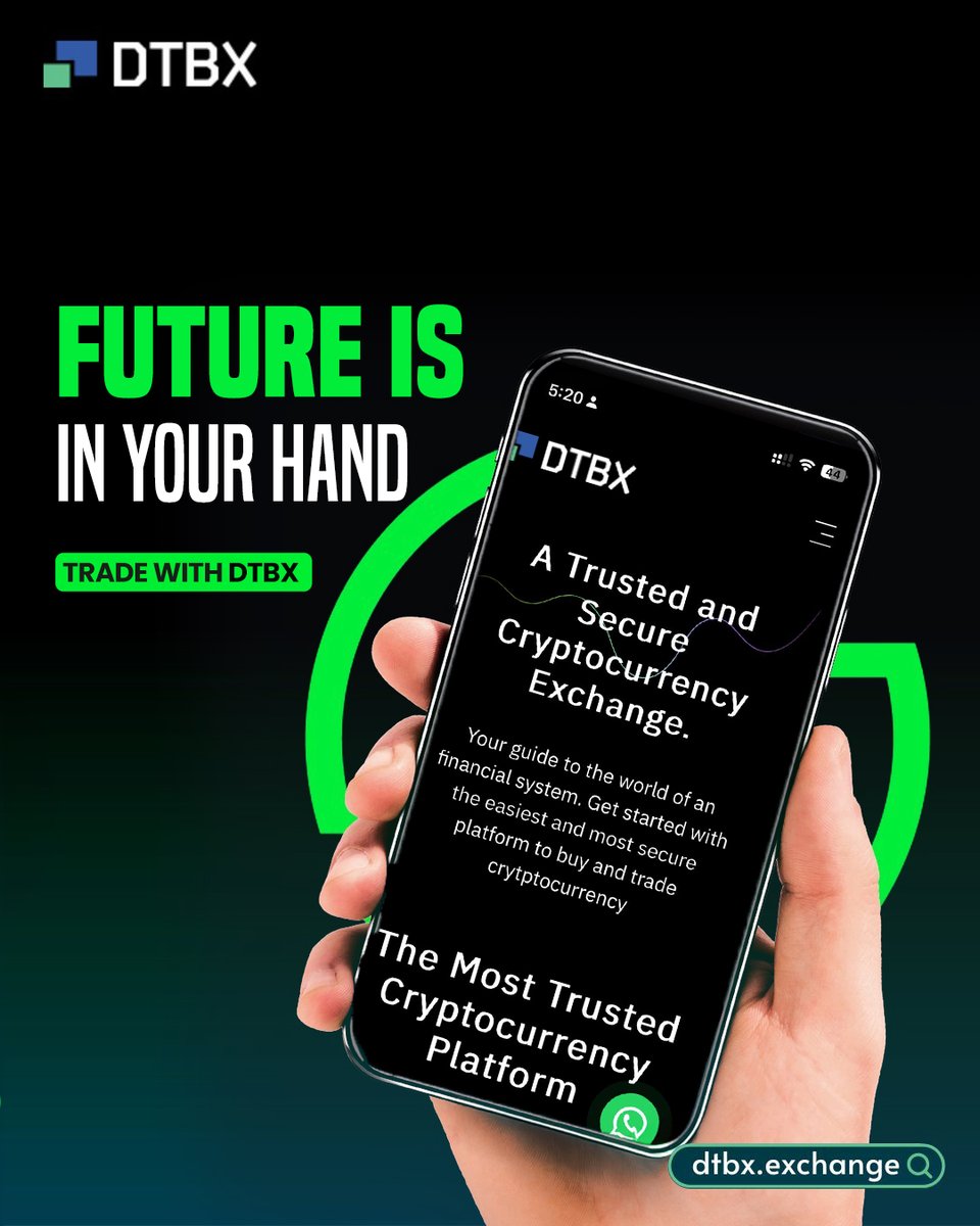 Dotbloxblochain's tweet image. Your future, your control. 🌐 Trade with DTBX and unlock new possibilities! 

#FutureInYourHands #DTBXTrading #CryptoOpportunities #DigitalAssets #InvestSmart #BlockchainTech #TradeWithConfidence #CryptoJourney #FinancialFuture #TradeWithDTBX #InvestmentGoals #EmpowerYourself