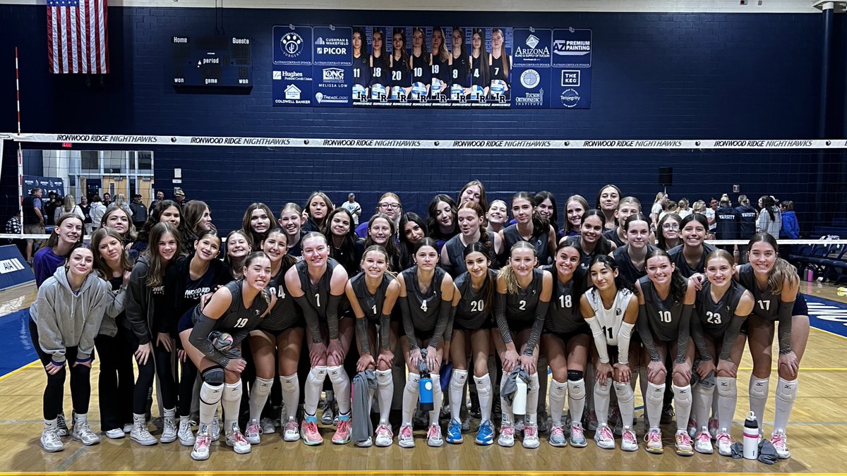 nighthawkvb's tweet photo. Nighthawks take flight and defeat #12 Cactus Shadows 3-0 (25-14, 25-23, 25-12) tonight to advance in the 4A State Tournament.  

Thank you to our Junior Varsity and Freshman Teams for coming out to support! https://t.co/oPFmfFlGlX