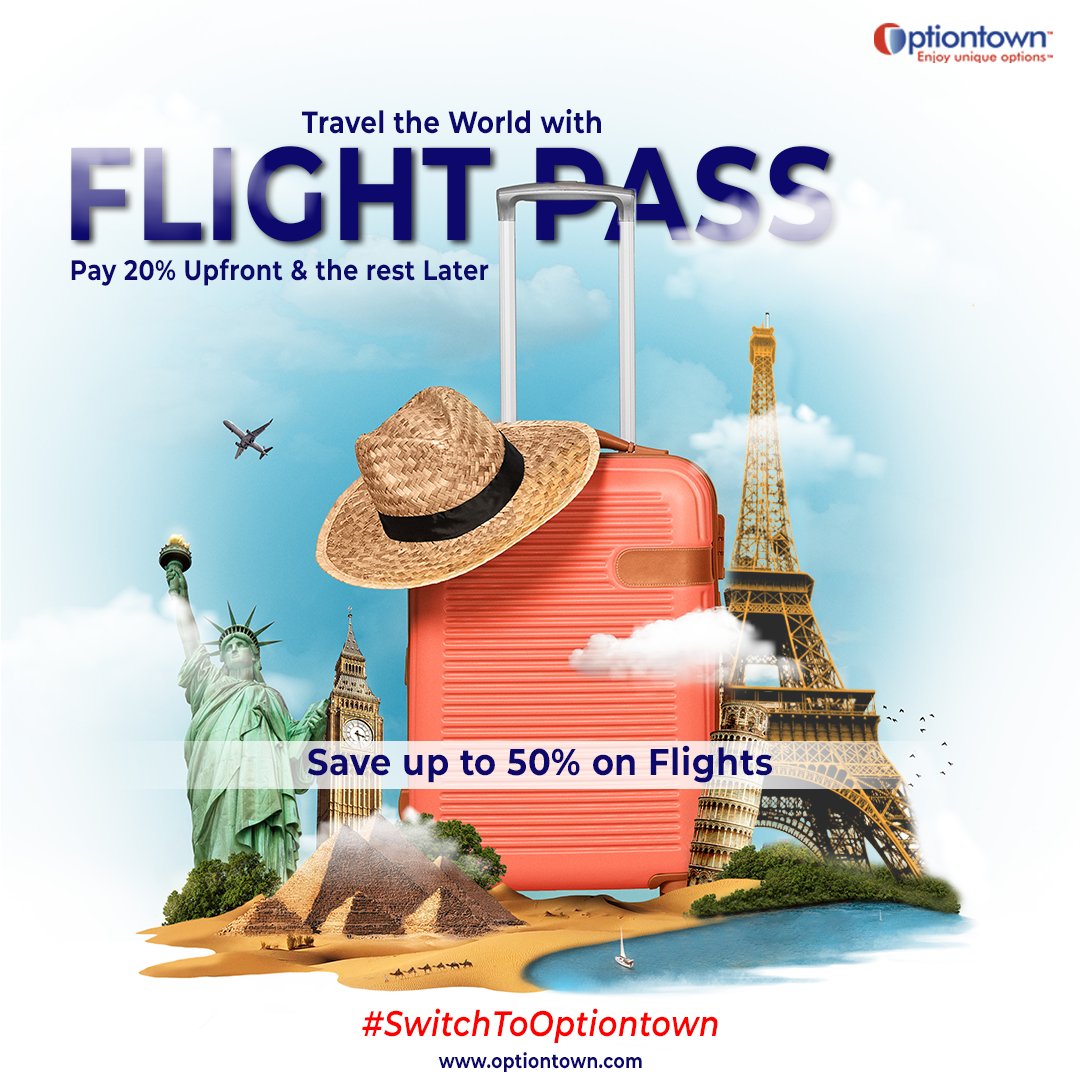 Optiontown's tweet photo. Unlock endless adventures with a
Flight Pass – your ticket to explore the world, one
unforgettable journey at a time

#SwitchtoOptiontown

Check Now : https://t.co/NNFub64BJS
Reach us on WhatsApp: (+1)-617-251-7379

#FlyTheWorld #UnlimitedAdventures
#FlightPassJourney #TravelSmart #ExploreMore
#GlobalGetaways #EndlessDestinations
#TravelWithEase #trending