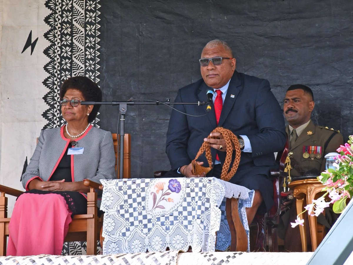 A towering, unifying figure. He stood the test of time and guided Fiji during one of our recent troubled times.

You depart the highest Office of this land with dignity and grace. Ni kalougata tiko na Gone Turaga Bale na Tui Macuata kei na Marama na Radini Vanua.