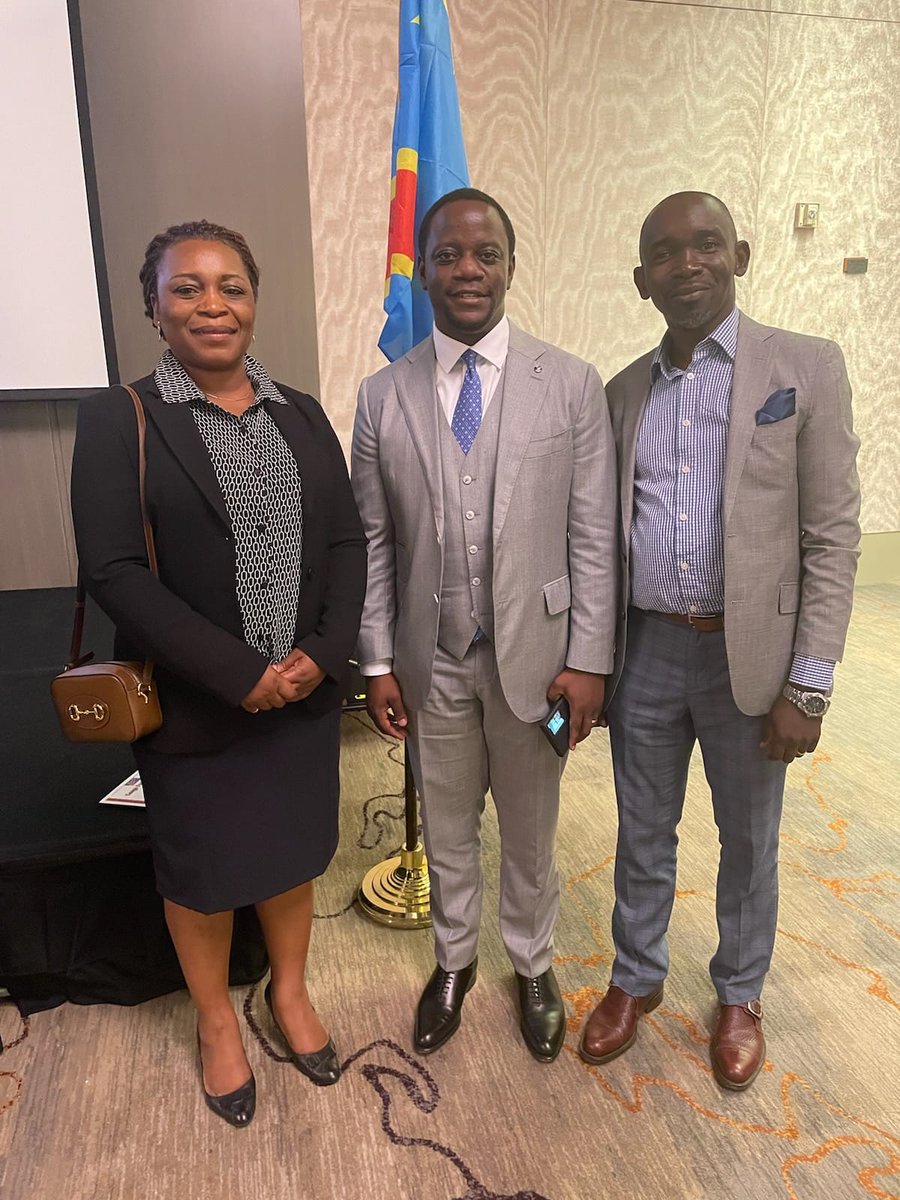 With Julie Tshilombo and Serge Bahati Lukuebo in Silicon Valley, California.
