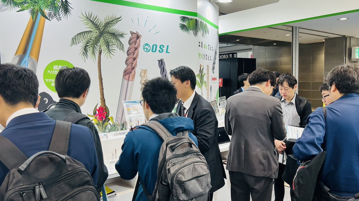 7Leaders_tools's tweet photo. Good morning, there is a steady stream of visitors at the JIMTOF exhibition in Japan.

早安，日本JIMTOF展人潮洶湧，絡繹不絕。 https://t.co/1GSnduug0j