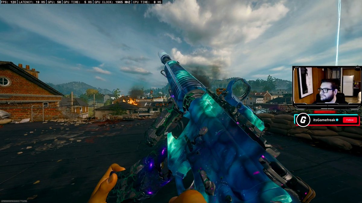 GamefreakWZ's tweet photo. NEBULA CAMO ✅ #Jesus #Passion #Locked #BO6 https://t.co/IWllKrsxhe
