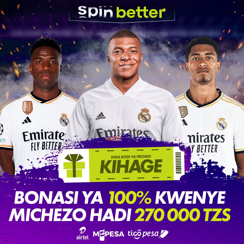 kihage_5's tweet image. SPINBET #spinbet 
Odds: 2
Code: RLNAG

HUNA AKAUNTI JISAJILI HAPA:redirspinner.com/2hv7?p=%2Fregi…
PROMO CODE: KIHAGE 

@Watu_Mikeka @baku10_moud @ByDurahRich @Dellemonster @DenyTheDr @kin_donn @golilaugenini @GivaTips