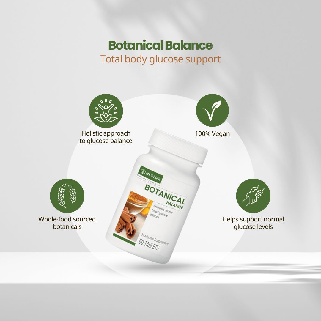 Botanical Balance just got even more convenient

Now available in a new 60 tablet bottle. You can enjoy the same powerful support for your wellness in a more convenient dose! 🌿
#NeoLifeAfrica #BotanicalBalance
