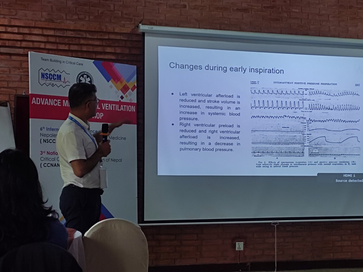 Bipindawg's tweet photo. @diptesharyal delivering his talk at Advanced mechanical ventilation workshop
@NSCCMOfficial @CCNANOfficial @drsuvash @tiwaripradp @5an105h https://t.co/5qLqsKOBmc