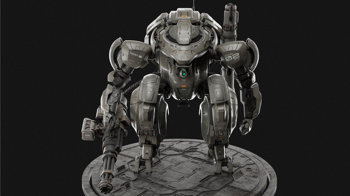 SteveZhi's tweet image. Tactical Ground Combat Robotic Units
 artstation.com/artwork/BkwQ0z
#3d #blender #SubstancePainter #concpet #scifi #b3d #robot #b3d