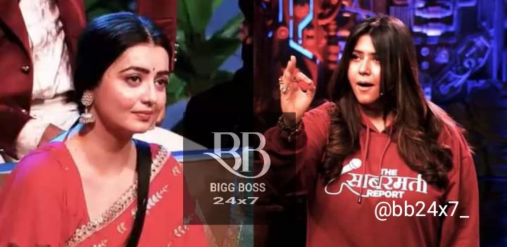 BiggBoss24x7's tweet image. #WeekendKaVaar 

Women Card Ko Lekar #ChahatPandey Par Bhadki #Ekta 🥺

#EktaKapoor : Yaha pe aap ladki nahi ek contestant ho.

#BiggBoss18 #BiggBoss @BB24x7_