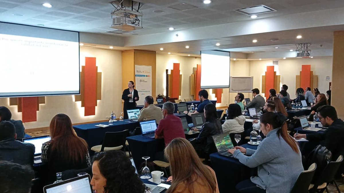 Hoy, el #Ideam se sumó a expertos en salud para participar en un programa de entrenamiento sobre AirQ+, una herramienta de la OMS que mide la contaminación del aire en ciudades y zonas rurales.