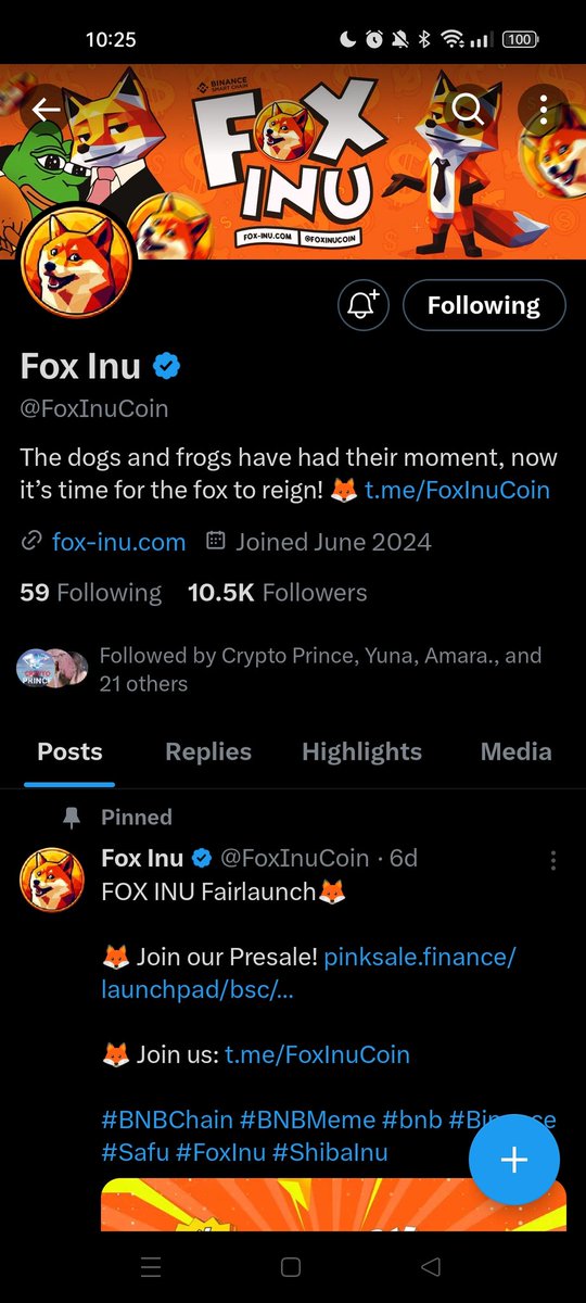 fxyluvr's tweet photo. @AlmiraCrypto @FoxInuCoin Done https://t.co/Vt5NAo3cSf