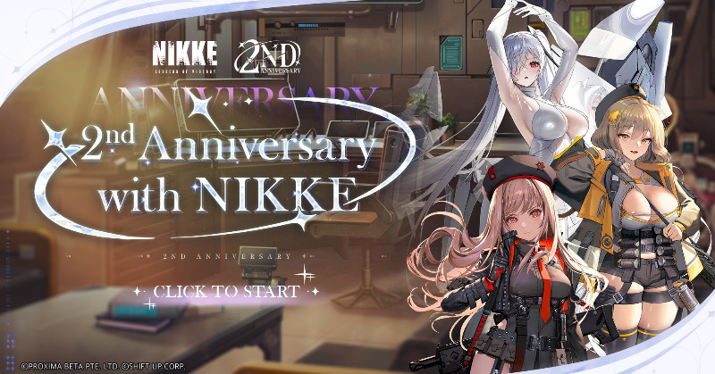 NIKKE_en's tweet photo. 【#2ndAnniversaryWithNIKKE】 

It's been two years since you became the Commander and you're finally taking a long-awaited break! 🧡

How will you spend it and who will you meet?

Click the image to begin your vacation!

#NIKKE