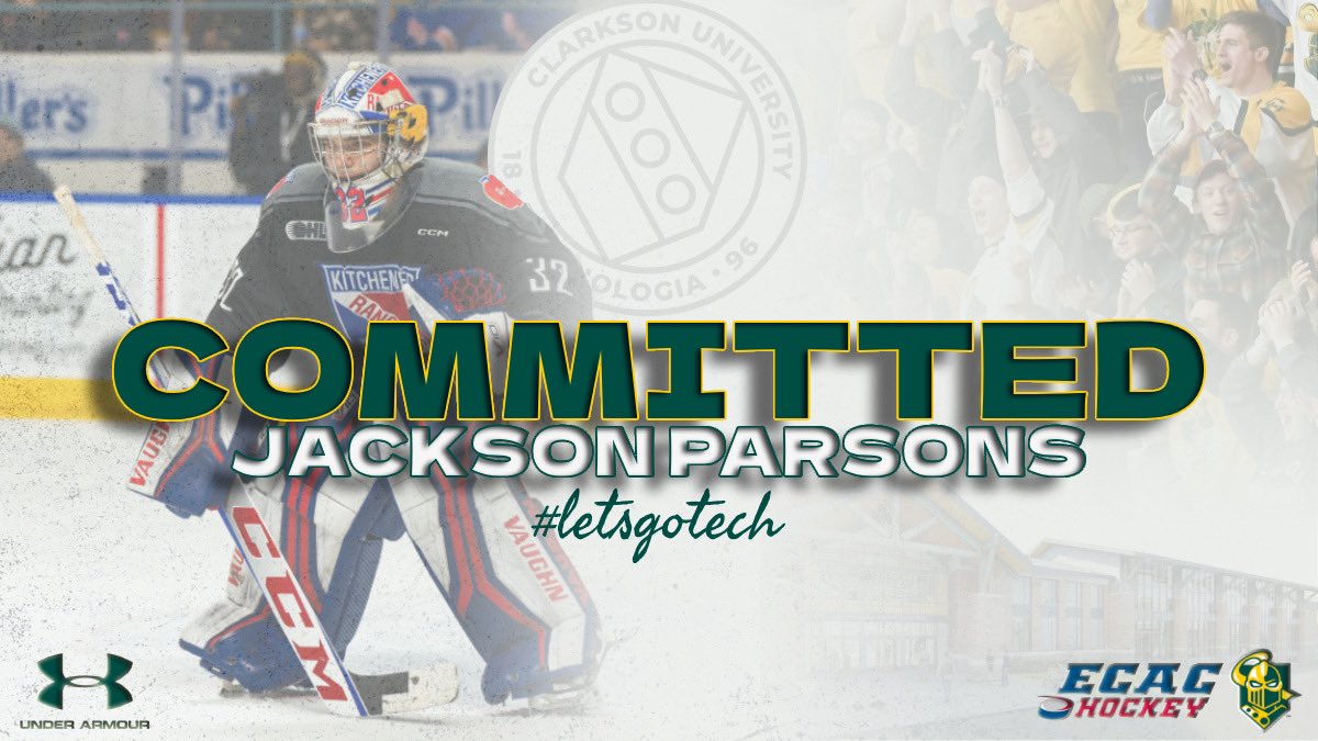 Extremely excited and honored to announce my commitment to play D1 hockey at Clarkson University for the 2025-26 season. Thank you to my coaches, teammates, family, and friends who have supported me. #letsgotech