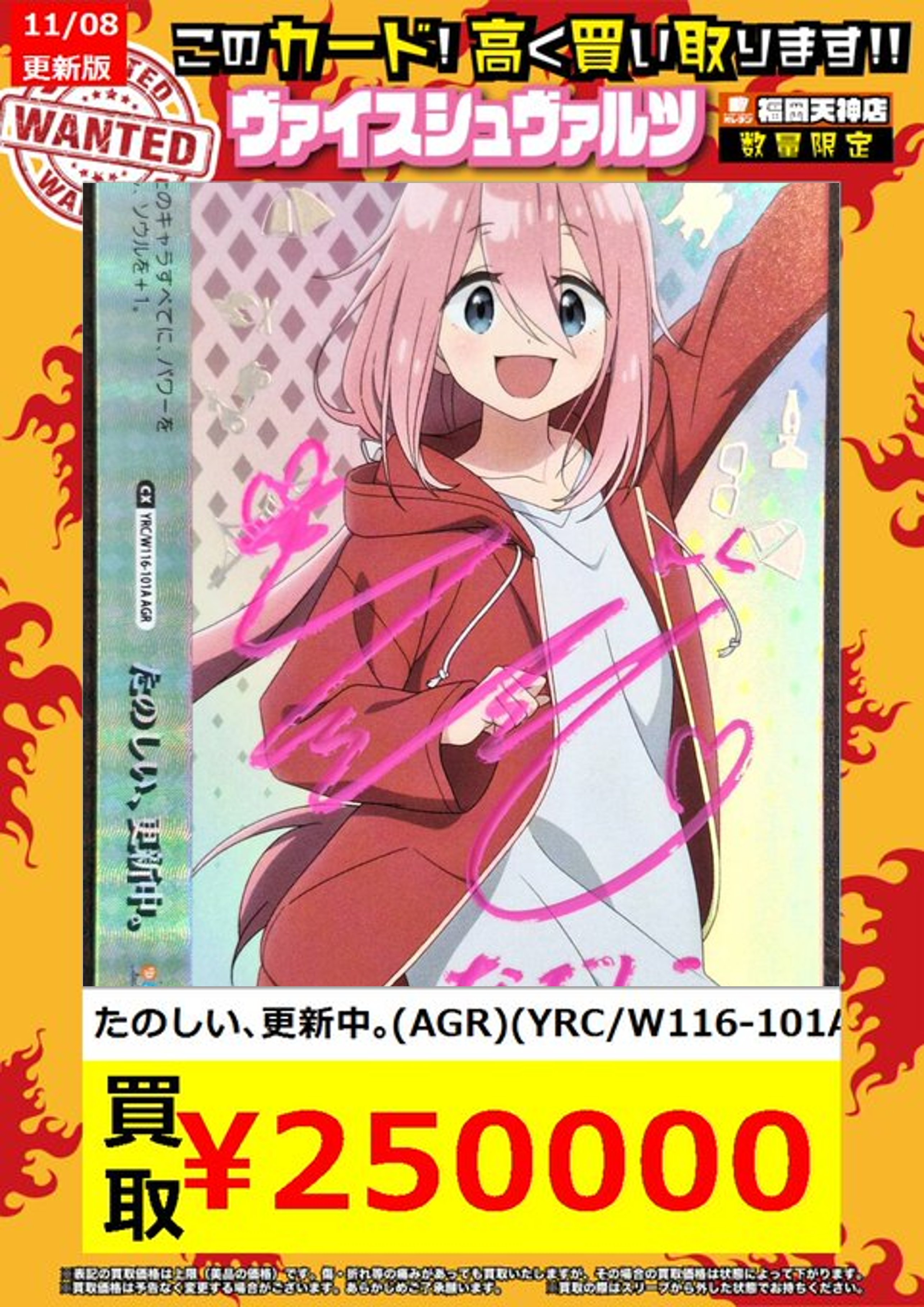 ヴァイス たのしい、更新中。　AGR 直筆　なでしこ ヴァイス たのしい、更新中。 AGR 直筆 なでしこ ヴァイス