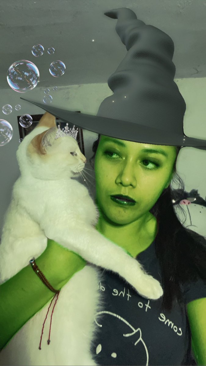 TanSanchez2's tweet photo. @TheTopComics @UniversalMX Deseo tanto ir a la premiere y conocer a mi artista favorita 💚💖✨ #QuieroVerWicked  mi bebecita coopero con la foto 🫶🏼✨ ella mi Glinda 💖🧙 https://t.co/SOOg7U8oOH