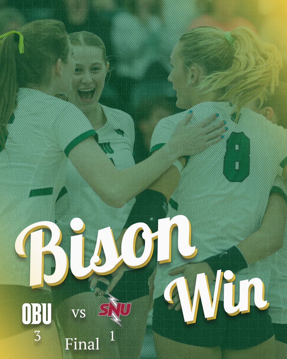 OBU_Volleyball's tweet photo. Thursday night dubs 💆🏼‍♀️🤑 https://t.co/rAXpCRspsL