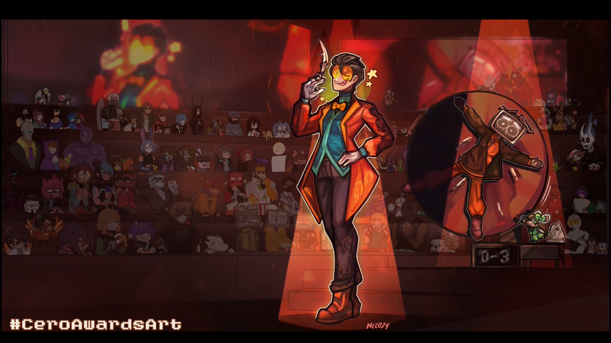 #CEROAWARDSART 

•!!SHOW TIME!! 🟠🟠

" !!ʟᴇᴛs ɢᴏ!! ≧∇≦ ﾐ sᴘɪ-!!.. ¿sᴛɪɴɢ? "