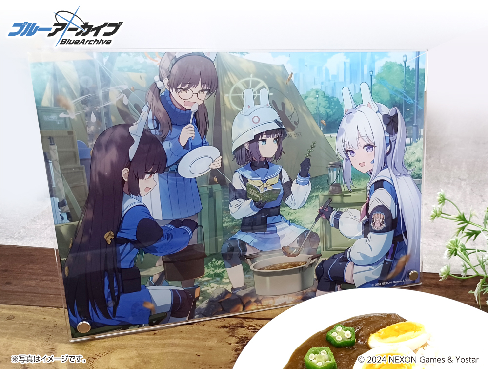 アクリルプレート RABBIT小隊 Yostar OFFICIAL SHOP ONLINE / ブルー