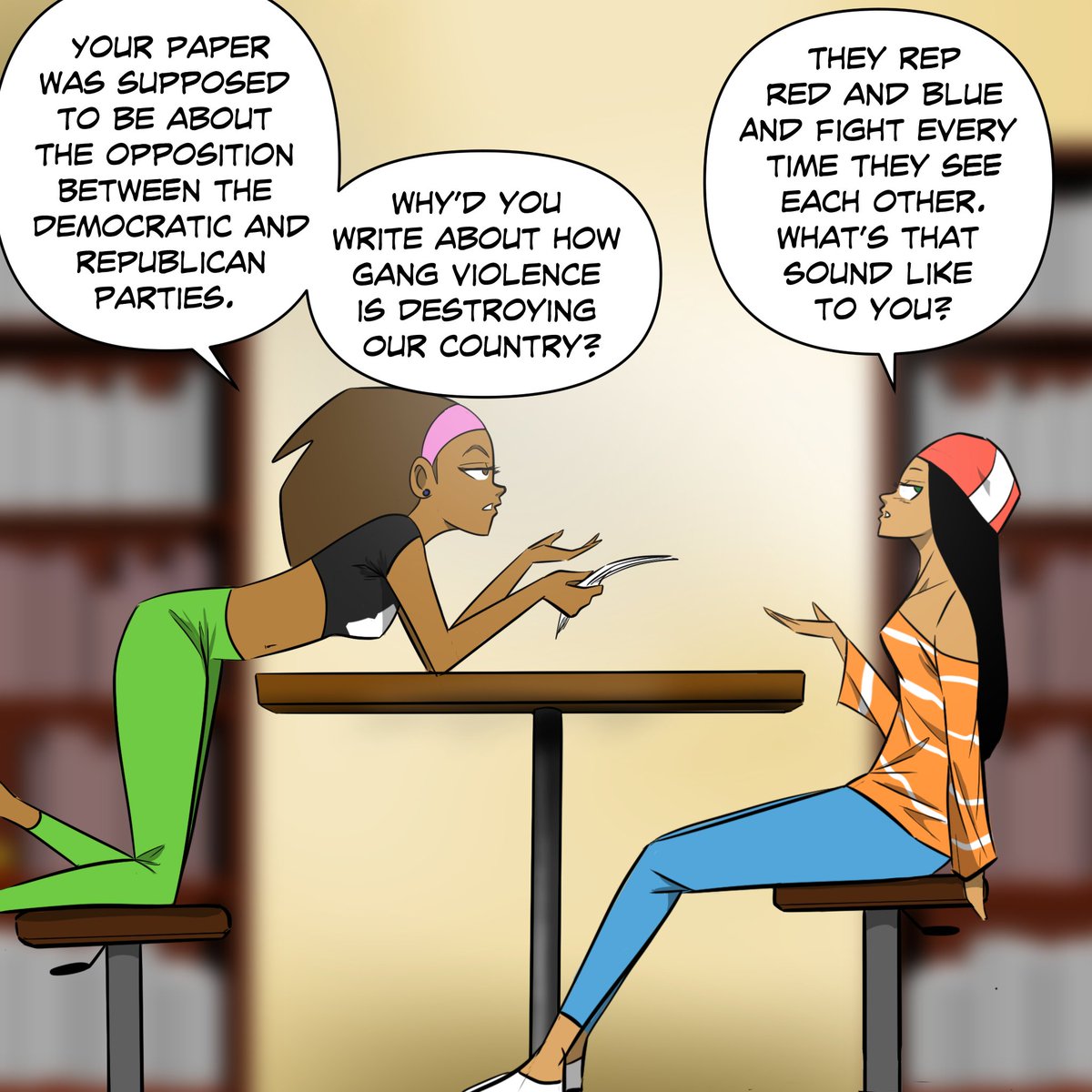 calebartxero's tweet photo. “The Conway Girls” Genuine Differences
#jokes #comic #comicstrip #funny #politics #trump #Kamala #epic #cartoon #x #24 https://t.co/yEsA31uSWK