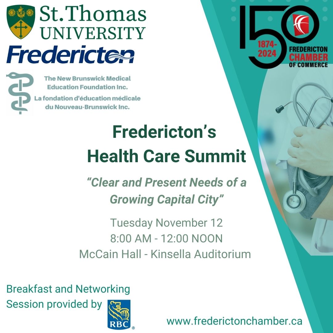 Fredericton’s Health Care Summit “Clear and Present Needs of a Growing Capital City” is pleased to announce closing Q&amp;A special guest, Minister of Health, Hon. Dr. John Dornan. Limited spaces still available: bit.ly/48oxH65