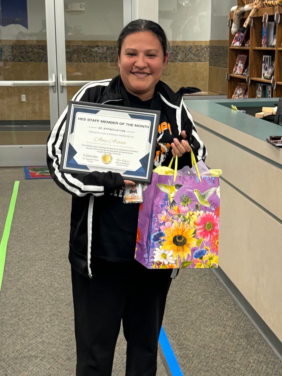 π«π. π«ππππππππ πΆπππππ (@drdab_okafor) on Twitter photo Congratulations to our October Teacher and Staff of the Month at <a href="/HESLancaster/">Houston Elementary</a>! Ms. Villanueva and Ms. Arana were voted by their peers because they go above and beyond every single day for students and staff! #DreamBelieveRoar #BetterTogether <a href="/akperera/">Dr. A. Katrise Lee-PereraβοΈ</a> <a href="/YvonneMThornton/">YThornton</a> ππΎπ§‘π€π
Congratulations to our October Teacher and Staff of the Month at <a href="/HESLancaster/">Houston Elementary</a>! Ms. Villanueva and Ms. Arana were voted by their peers because they go above and beyond every single day for students and staff! #DreamBelieveRoar #BetterTogether <a href="/akperera/">Dr. A. Katrise Lee-PereraβοΈ</a> <a href="/YvonneMThornton/">YThornton</a> ππΎπ§‘π€π
