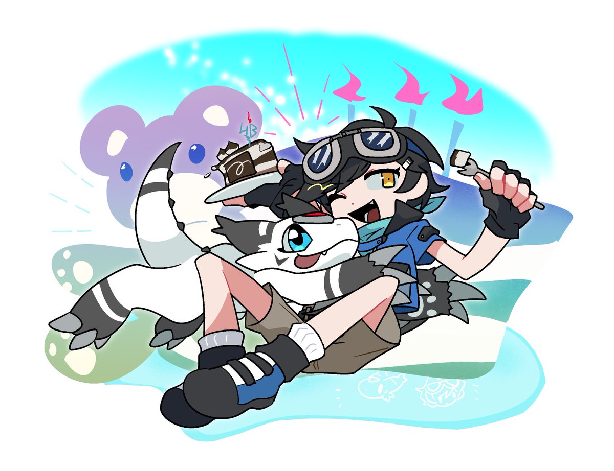 #digimonoc  #digifake偶尔也要营业一下……Ifmon和我过着相同的生日，实际上他就是我给我自己的生日礼物。