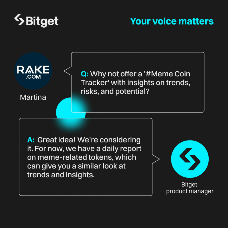 bitget's tweet photo. We’re listening because your voice makes us better! ✨
Thanks to @Sauwaa69, @Pangnara28, and @oneto1935 for sharing their #Bitget experiences in Ep. 4!
Check out our product manager’s responses 👇 and stay tuned for Ep. 5!
#SmartVoice