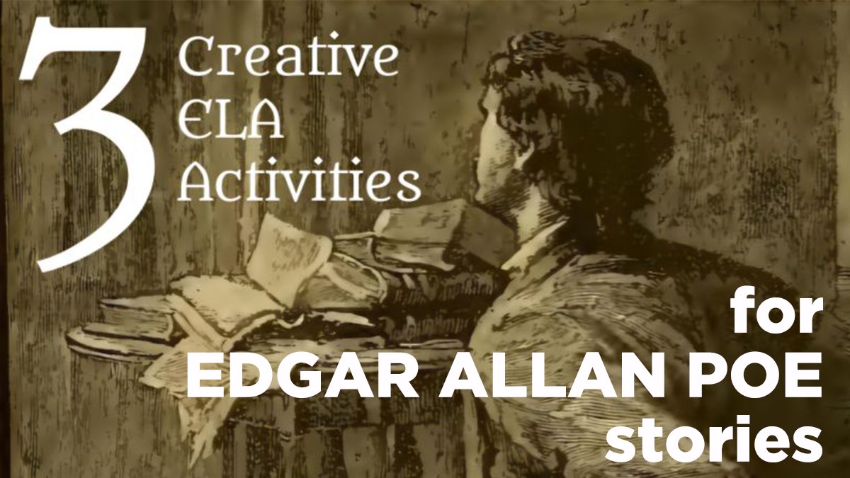 Spooky &amp; standards-driven? Yes, please.

Liven up your Edgar Allan Poe short stories with some creative activities:  

1. CHARACTER JOURNALS
2. GOTHIC NARRATIVE CREATION 
3. VISUAL STORYBOARD 

Your turn? What's an activity you love to liven up your Poe reading experience?