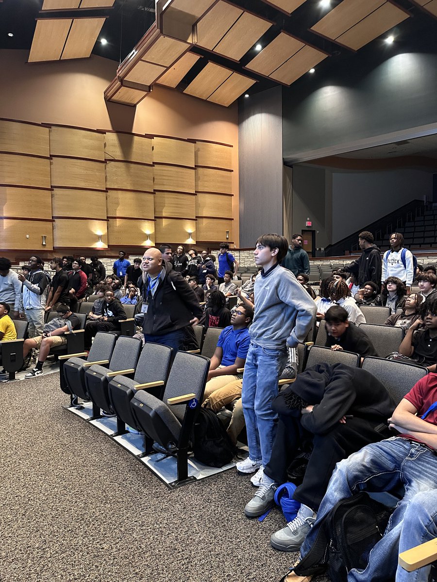 Stand to be recognized. These young men are making strides and were recognized for it today in Grade Level meetings/celebrations