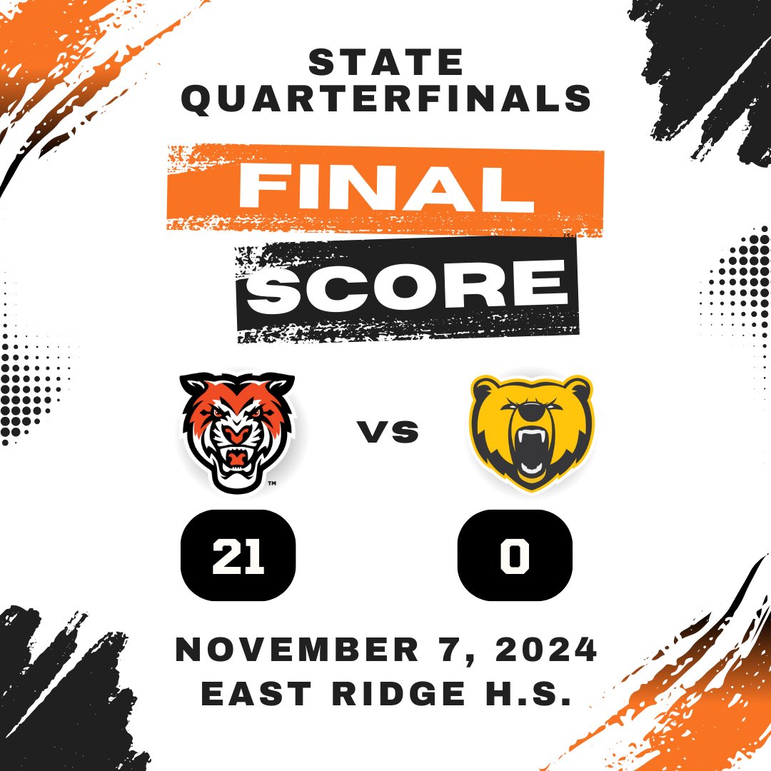 That’s a Tiger Win!!! 🐅🔥 They dominated the field with a hard-fought shutout to keep their state journey going! 💪🏆

Next stop: US Bank Stadium!!!