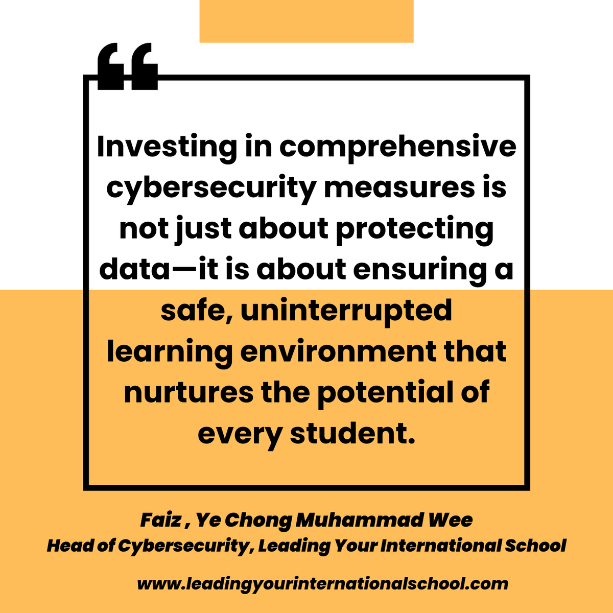 #cybersecurity #internationalschools #lyis