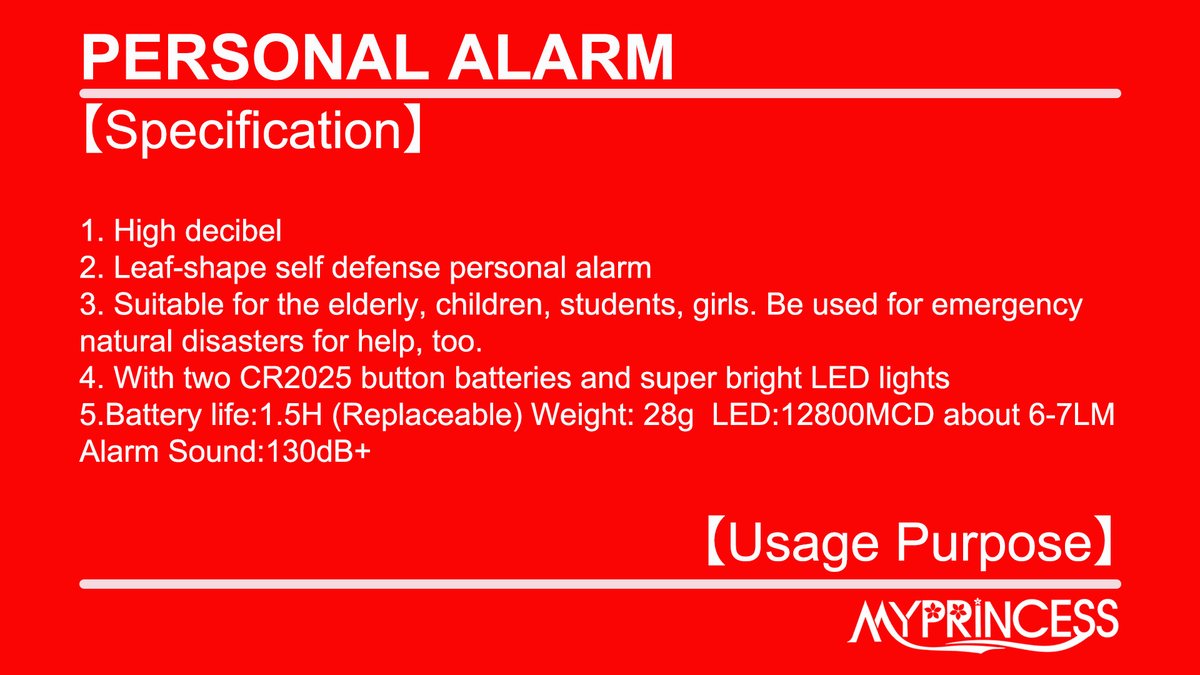 ZIQING_JP's tweet image. Get a personal alarm MP-A01 that reflects your style!
"Why settle for ordinary? Choose a personal alarm that matches your unique style! 🌟 Stay safe, stay stylish. #PersonalizedProtection #StaySafeInStyle #PersonalAlarm"