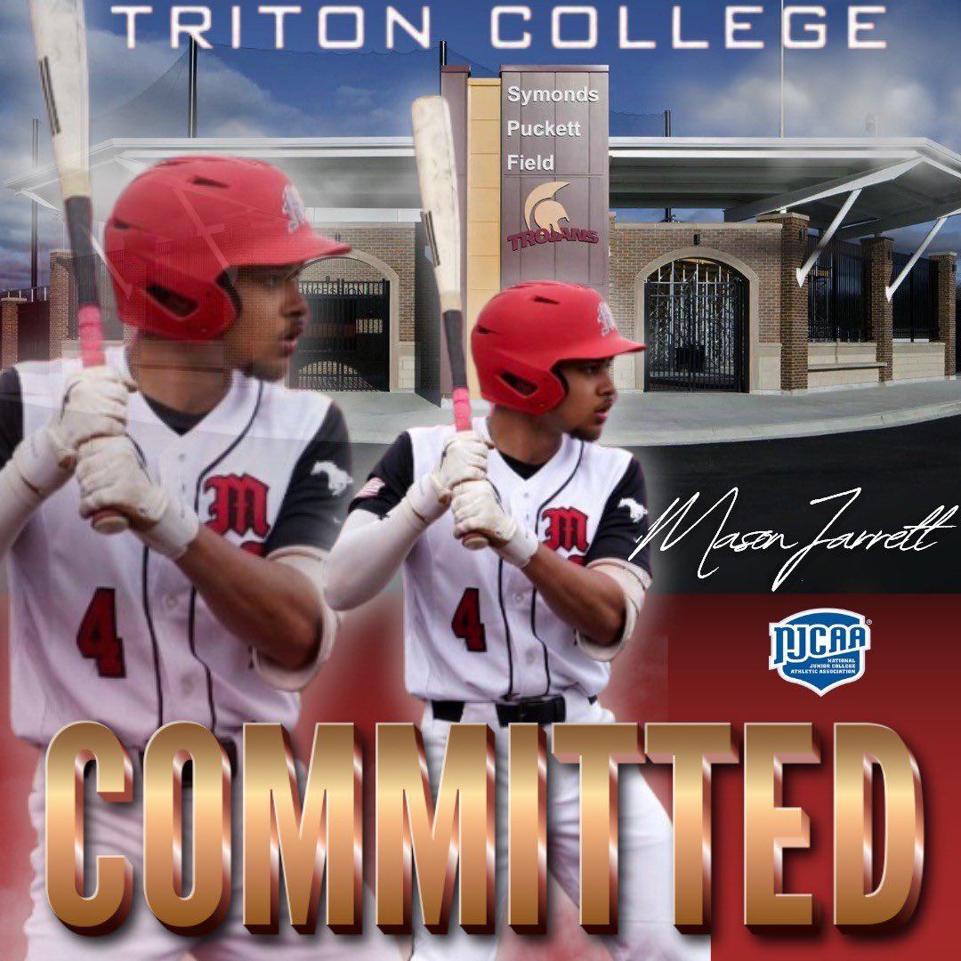 I am extremely excited to announce that I will continuing my academic and athletic career at Triton College. I want to thank my family, Coaches, and most importantly God for this opportunity. <a href="/WhitesoxAce/">White Sox Amateur City Elite (ACE)</a> <a href="/MunsterBaseball/">Mustang Baseball</a> <a href="/TritonTrojans1/">Triton College Athletics</a>