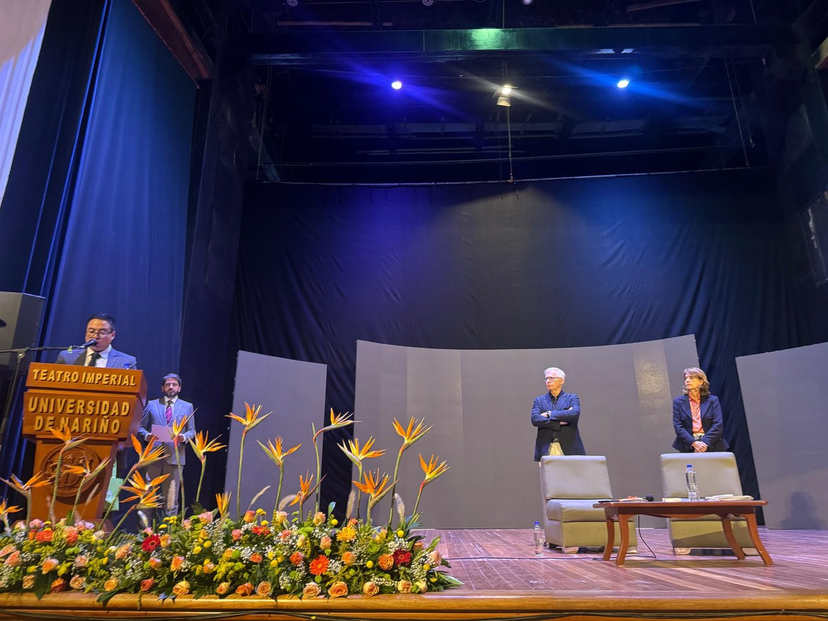 🙌La Universidad de Nariño y la Facultad de Derecho y Ciencias Politicas recibe al reconocido jurista Baltazar Garzón Real y a la Dra. Dolores Delgado García en un conversatorio que enriquece a la comunidad académica. 🎉Así, celebramos los 120 años de nuestra alma mater.