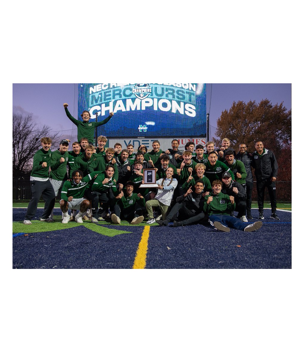 hurstmsoccer's tweet image. Your 2024 Men’s Soccer NEC Regular Season Champions. 

#HurstAthletics | #CarpeD1em