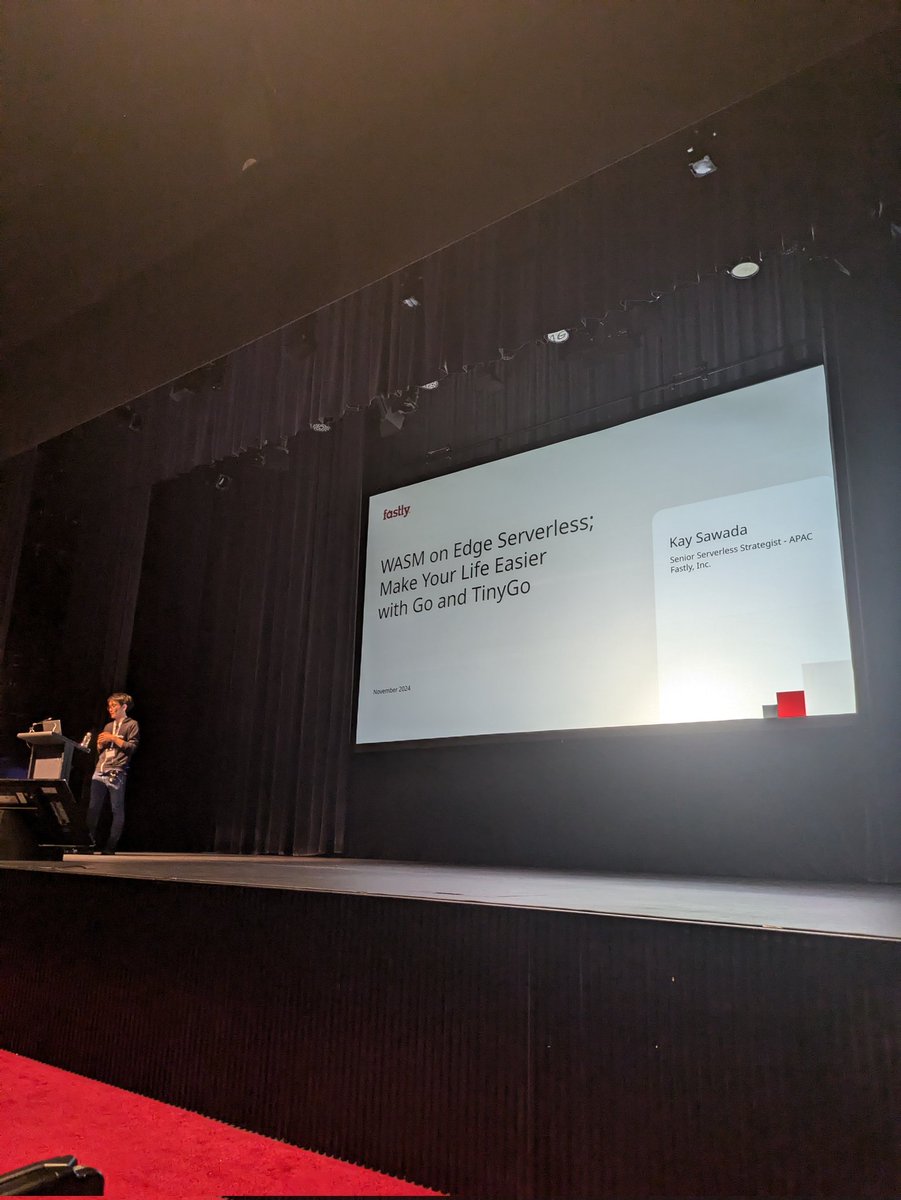 Ron Evans (@deadprogram) on Twitter photo Now Kay Sawada talks about "WASM on Edge Serverless; Make your life easier with Go and TinyGo" here at <a href="/GopherConAUNZ/">GopherConAU</a> #gopherconAU Now Kay Sawada talks about "WASM on Edge Serverless; Make your life easier with Go and TinyGo" here at <a href="/GopherConAUNZ/">GopherConAU</a> #gopherconAU