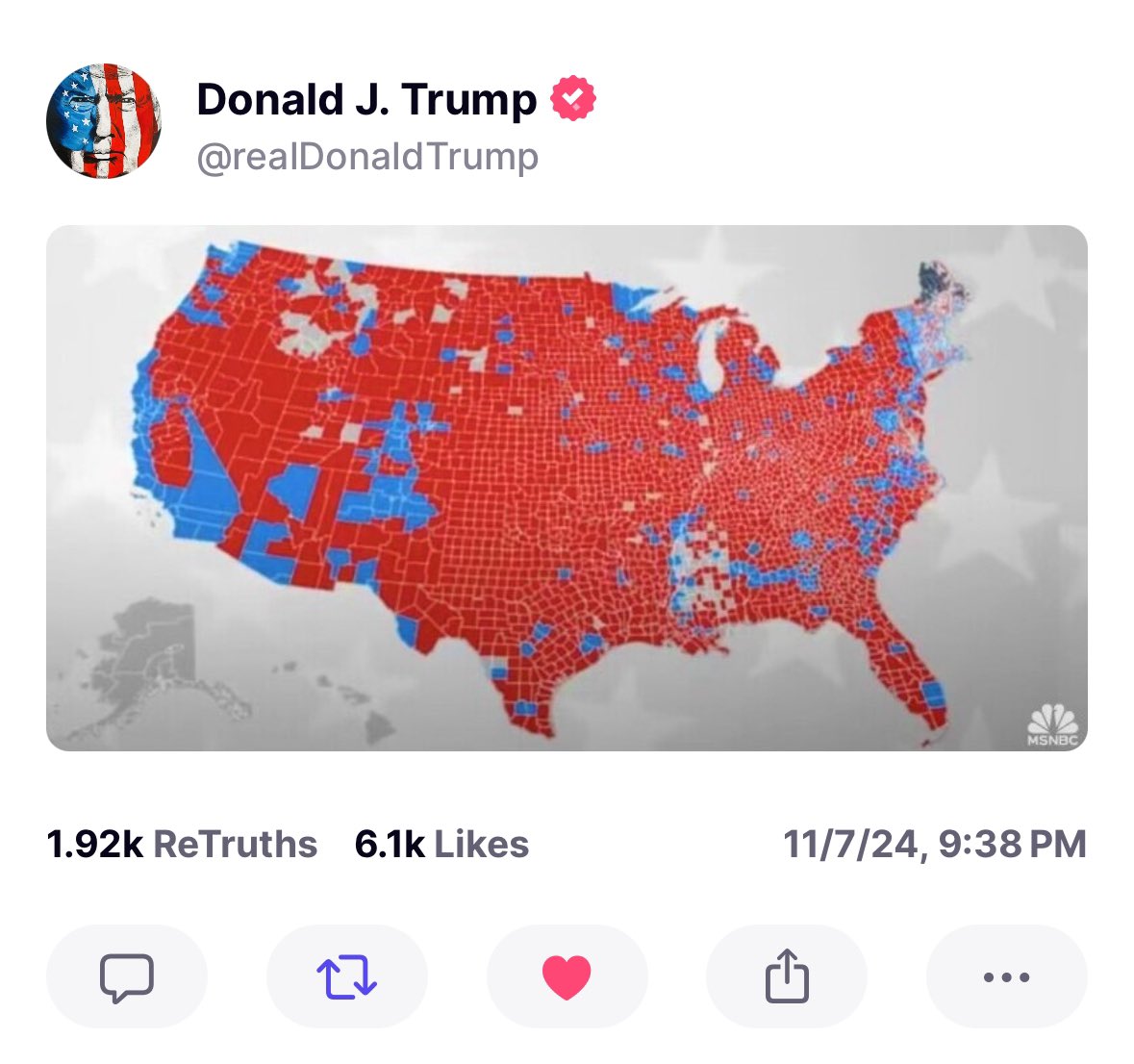 🚨BREAKING: Trump posts for the first time since winning the Presidential Election