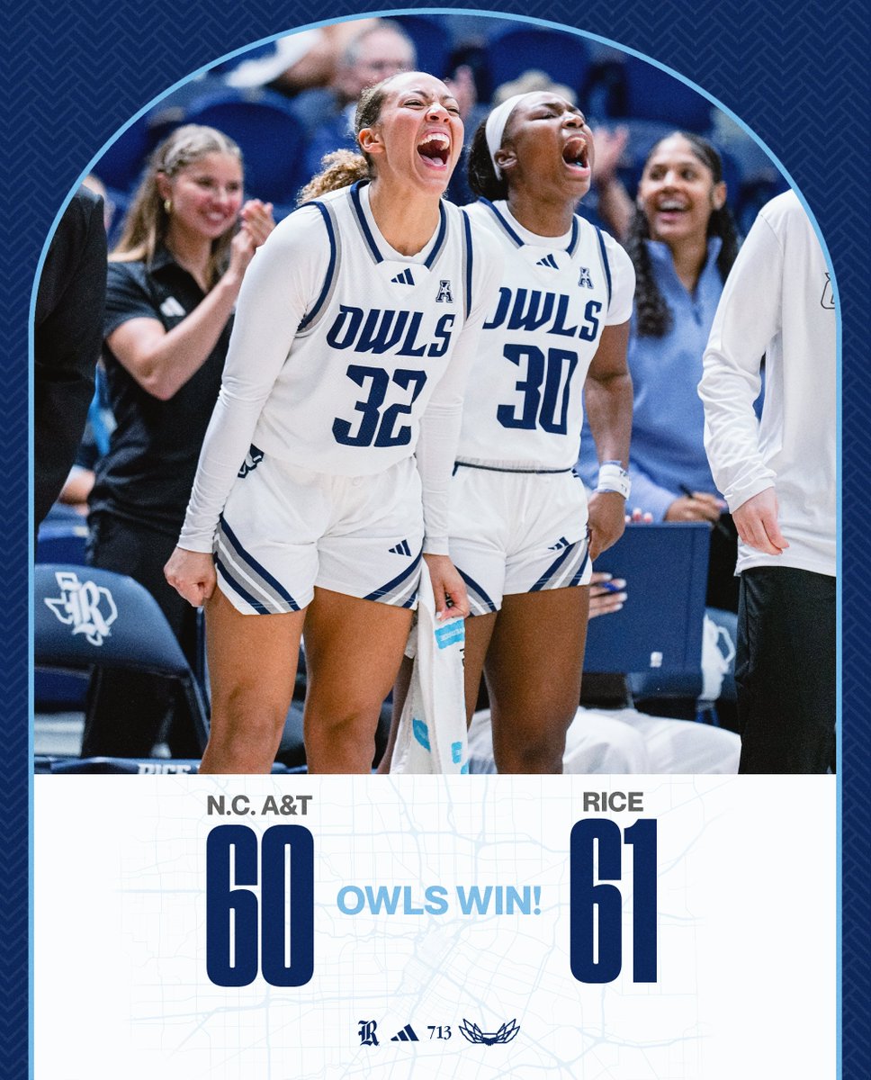 RiceWBB's tweet photo. COMEBACK COMPLETE!

#GoOwls👐 https://t.co/GxF3zFyY0V