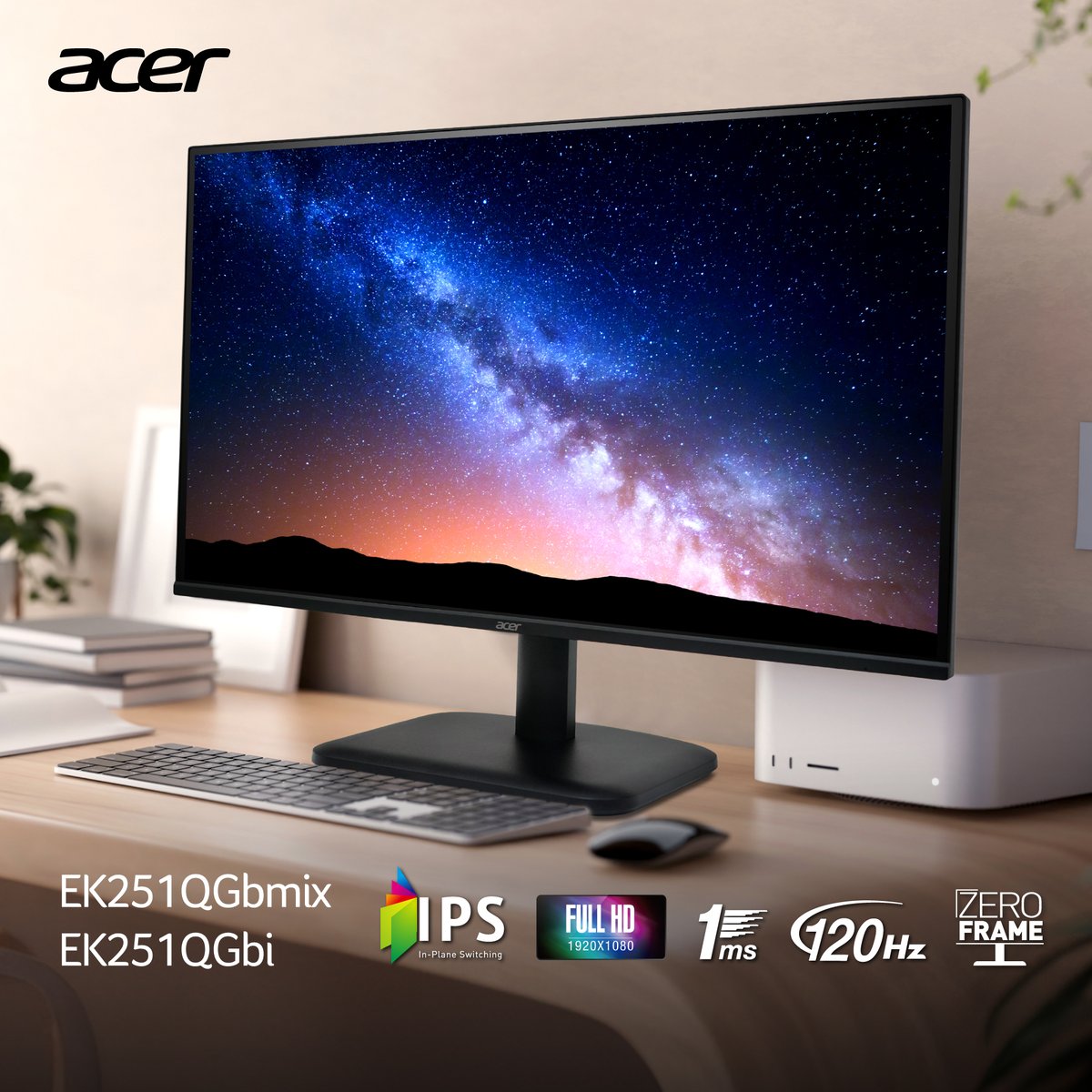 新製品のお知らせ／ 120Hzがニュースタンダード。 EK1シリーズから