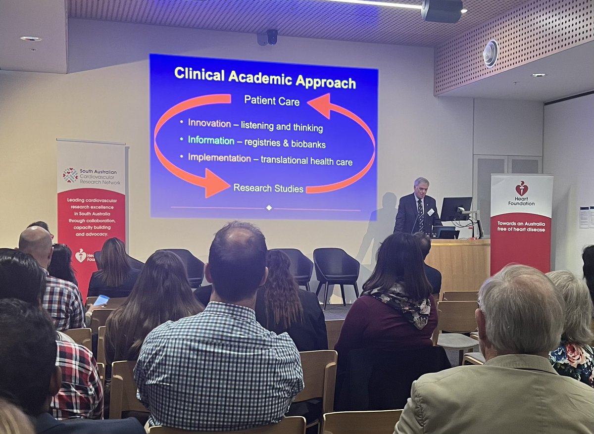 SACVRN's tweet image. SA boasts exceptional 🫀 and stroke researchers! Inspiring to hear from researchers that put SA on the map @Neuro_Nay @pj_rochester #sacvrn_award winners @beltrame_john and Dr Dot Dumuid @UniofAdelaide @UniversitySA #sacvrnshowcase2024