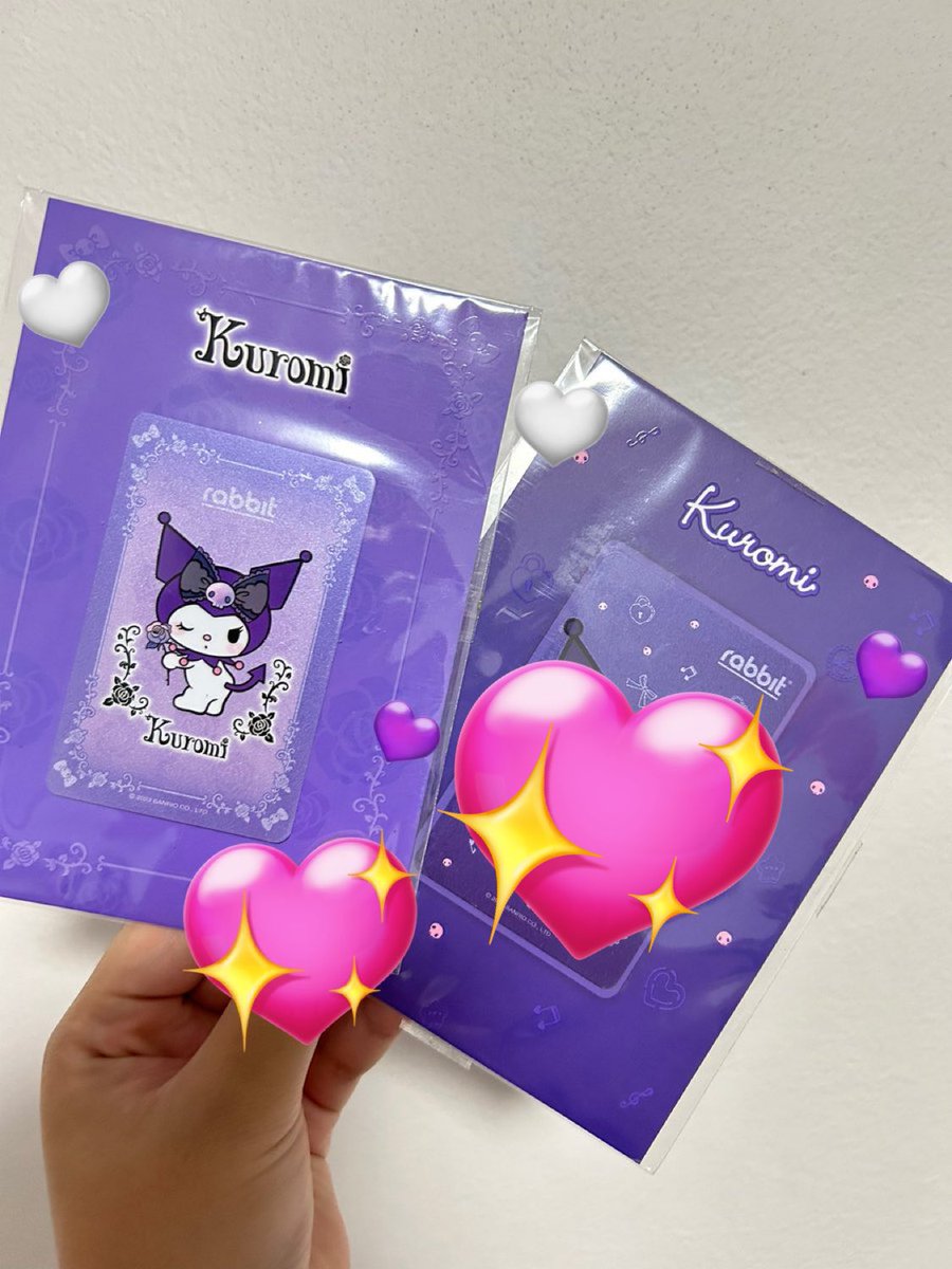hijackchee's tweet photo. ปล่อยบัตรแรบบิท ลาย คุโรมิ (kuromi)
🤍 ไม่เคยแกะ ไม่ได้เปิดบัตร 
🤍 ใบละ 500฿ รวมส่ง

กด shopee ได้ค่ะ(บวกค่าธรรมเนียม10%)
#บัตรแรบบิท #คุโรมิ #บัตรbts #บัตรrabbit #ตลาดนัดsanrio https://t.co/hVe5SLFeDc