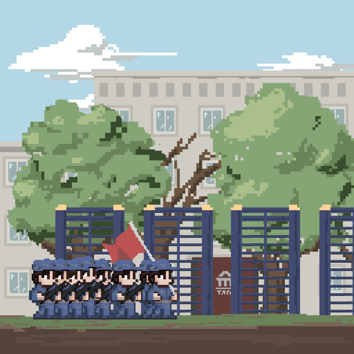 I decided to give teachers and instructors something interesting in my military training homework