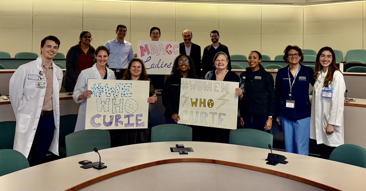 Stephanie Dudzinski MD, PhD (@stephdudzinski) on Twitter photo โค๏ธ my <a href="/MDAndersonNews/">MD Anderson Cancer Center</a> #radonc especially all of the amazing #WomenWhoCurie #WeWhoCurie โข๏ธ๐๐ป. As a ๐ฉโ๐ฆ, Iโve had an incredible amount of support from attendings, co-residents, & ancillary staff. I feel so blessed to be at a #radonc program that goes above and beyond for us. ๐๐ป โค๏ธ my <a href="/MDAndersonNews/">MD Anderson Cancer Center</a> #radonc especially all of the amazing #WomenWhoCurie #WeWhoCurie โข๏ธ๐๐ป. As a ๐ฉโ๐ฆ, Iโve had an incredible amount of support from attendings, co-residents, & ancillary staff. I feel so blessed to be at a #radonc program that goes above and beyond for us. ๐๐ป